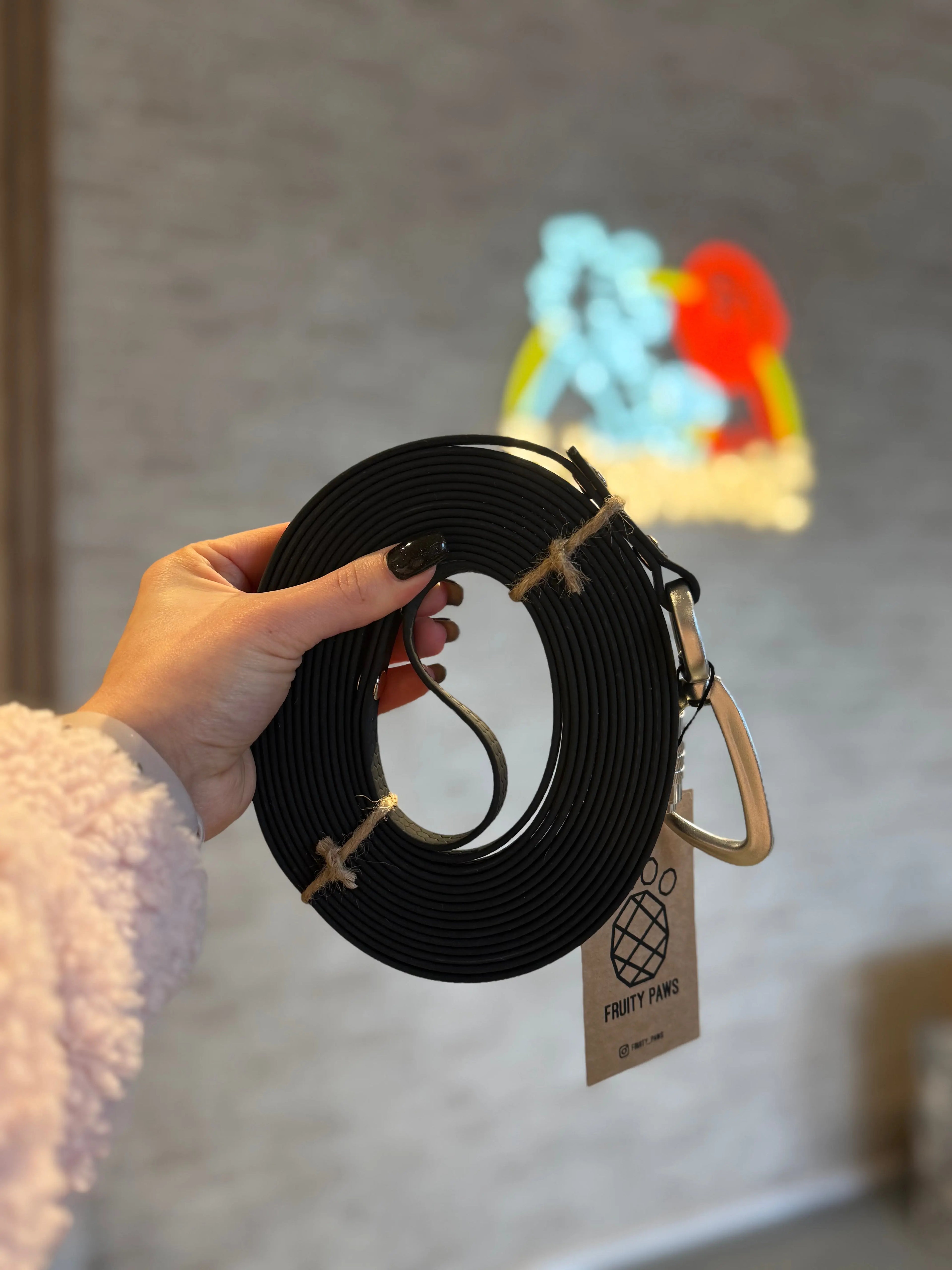 Linka treningowa dla psa 5m | 13mm Black