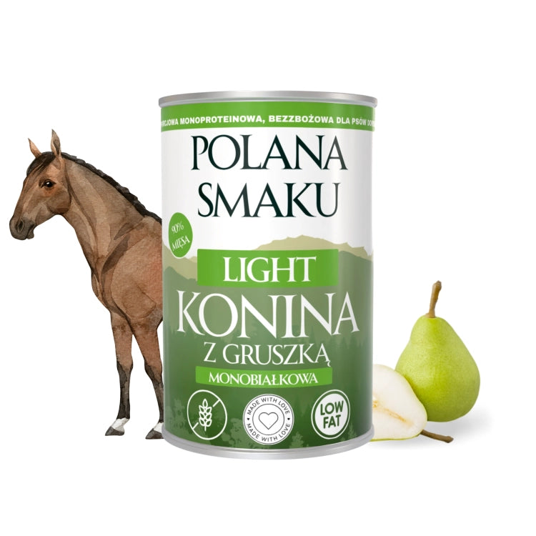 Polana Smaku LIGHT - Konina z gruszką 400g