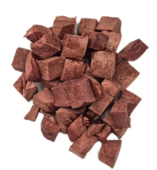 Liofilizowane smaczki z końskich serc 70 g.