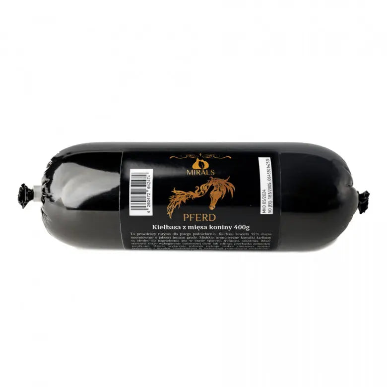MIRALS Pferd - kiełbasa z mięsa koniny (400g) MIRALS