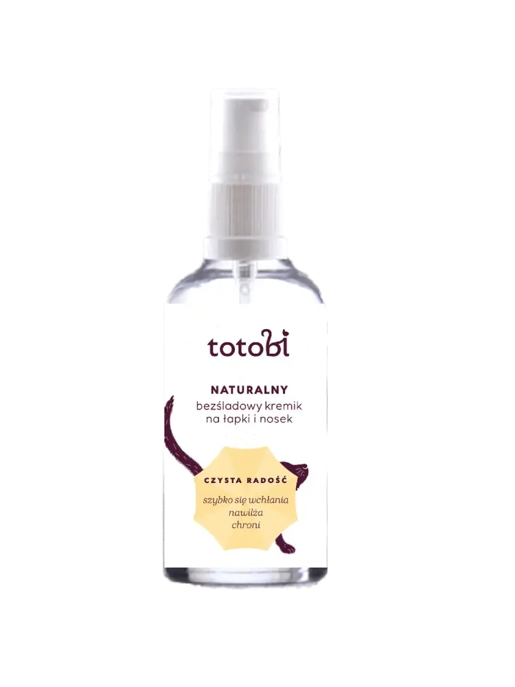 Totobi Naturalny bezśladowy Kremik na Łapki i Nosek 50ml Totobi