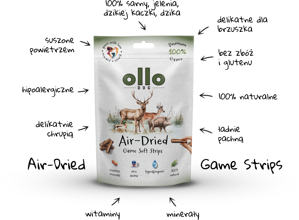 Ollo Air-Dried Game Strips