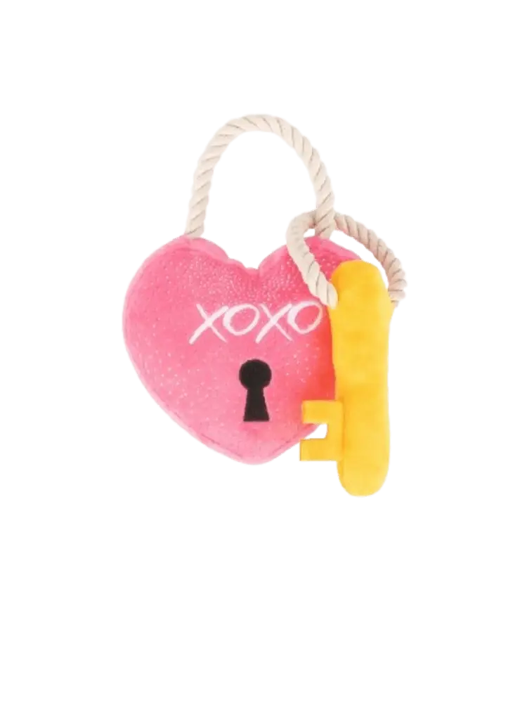 P.L.A.Y. Love Bug Collection - Lock & Key- Serce z kluczem zabawka dla psa P.L.A.Y