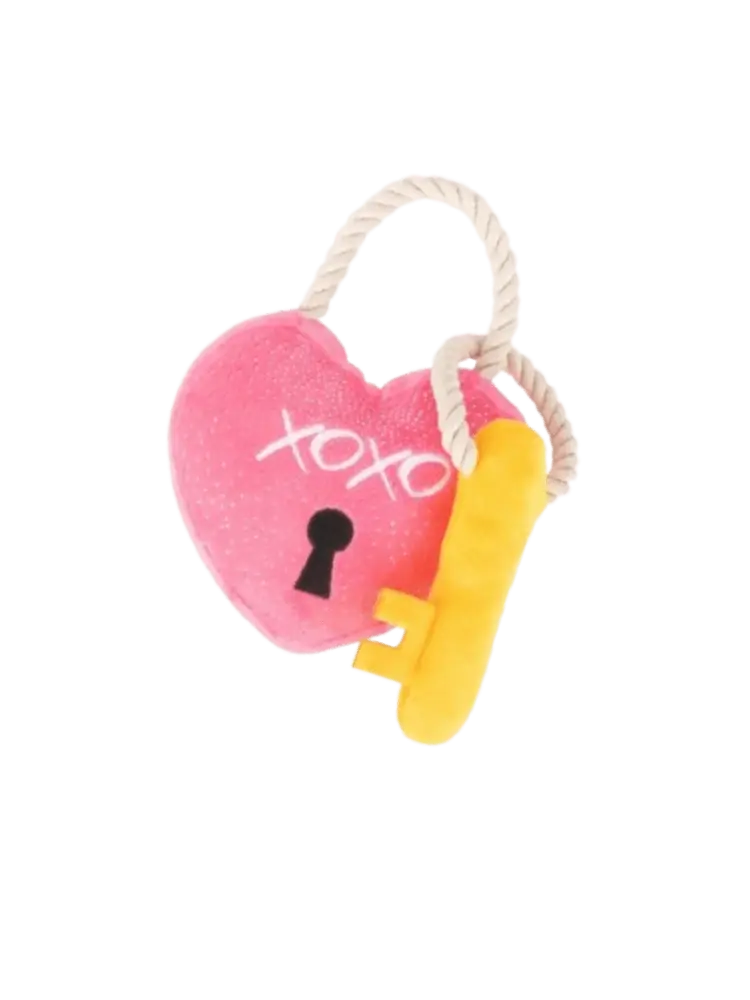 P.L.A.Y. Love Bug Collection - Lock & Key- Serce z kluczem zabawka dla psa P.L.A.Y