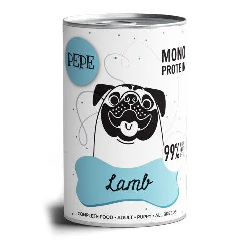 Karma mokra PEPE Lamb (jagnięcina) 400g Paka Zwierzaka