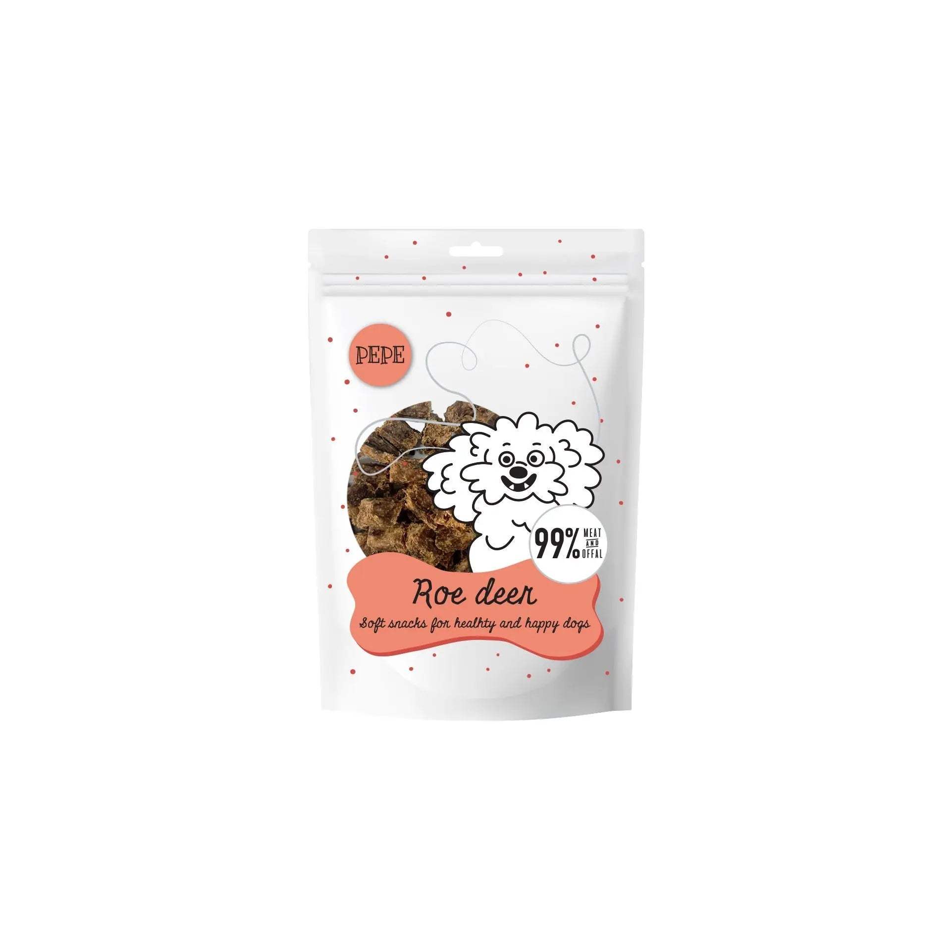 Przysmak PEPE Roe Deer (Sarna) 70g Paka Zwierzaka