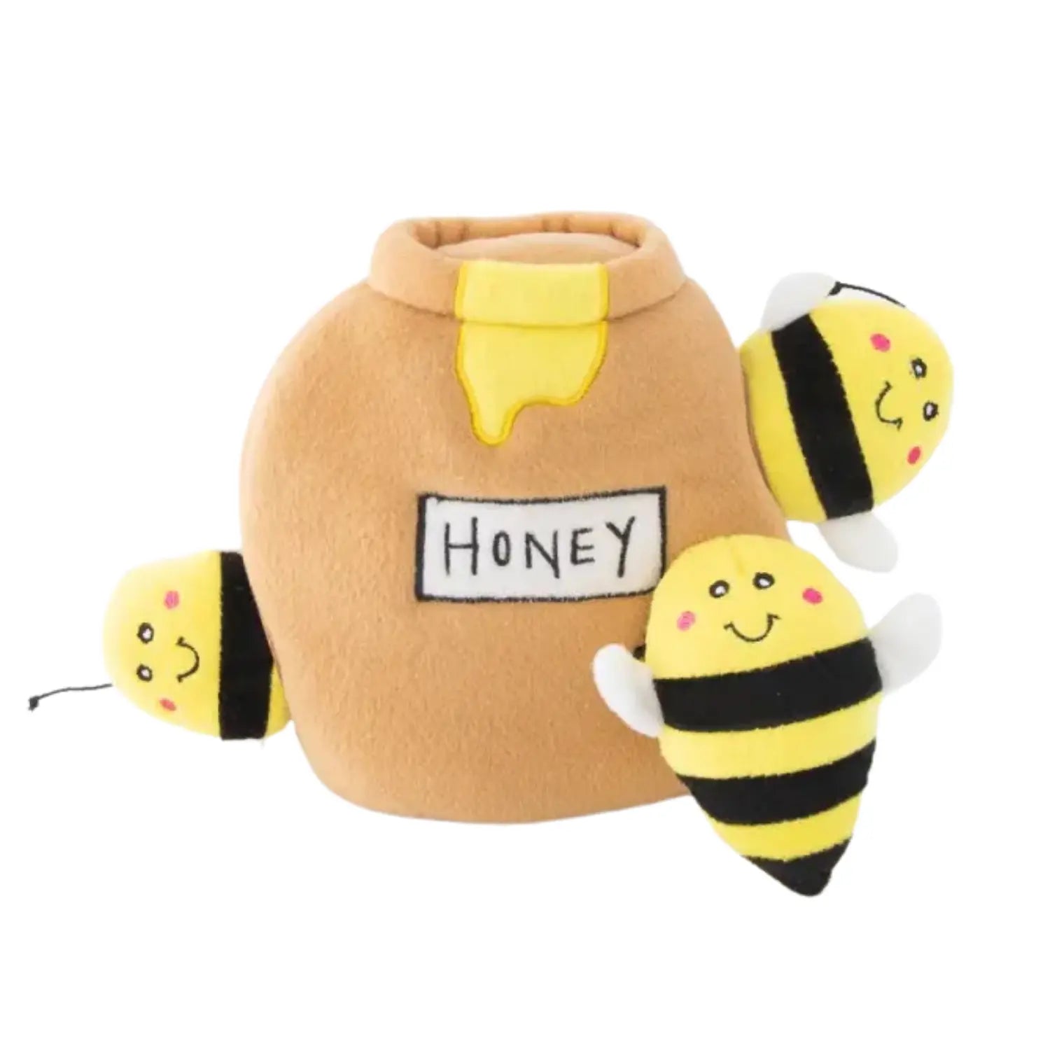 Zippy Burrow® Honey Pot Garnek Miodku z Pszczółkami - Zabawka węchowa ZippyPaws
