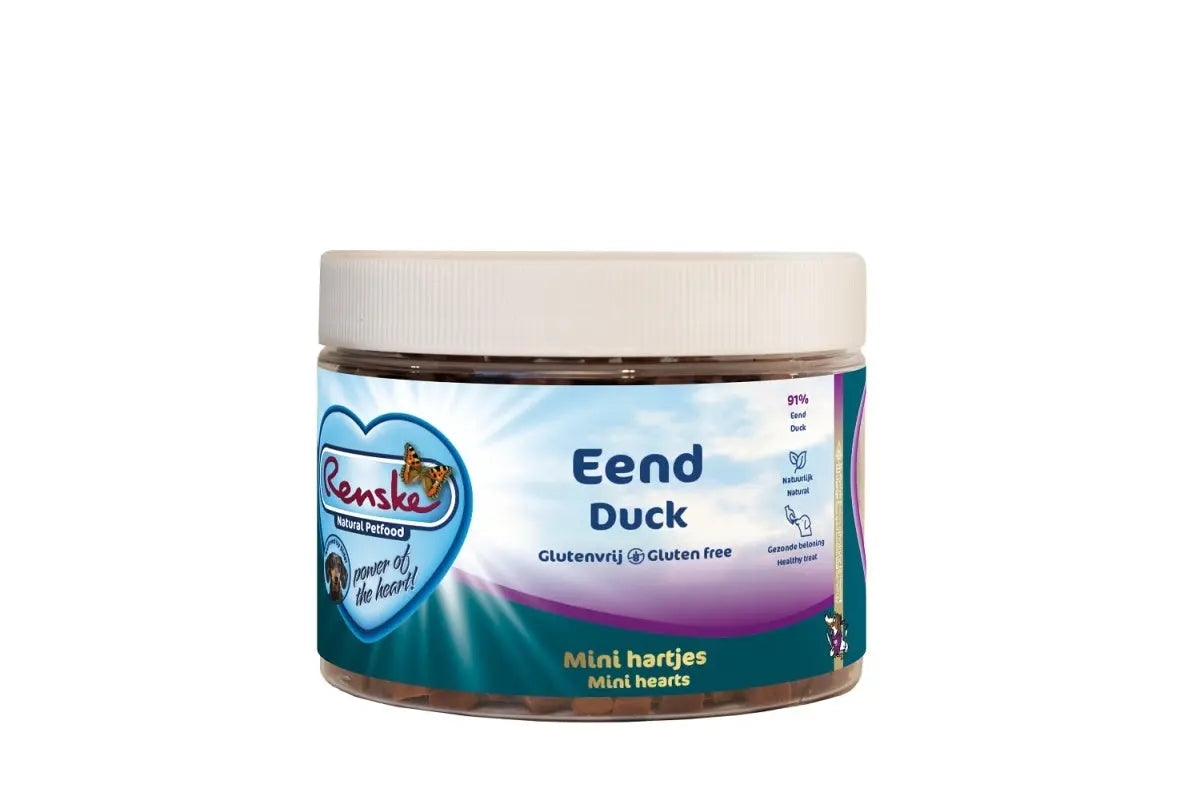 Renske Dog Healthy Mini Treat Duck - przysmaki dla małego psa z kaczki (300g) Renske
