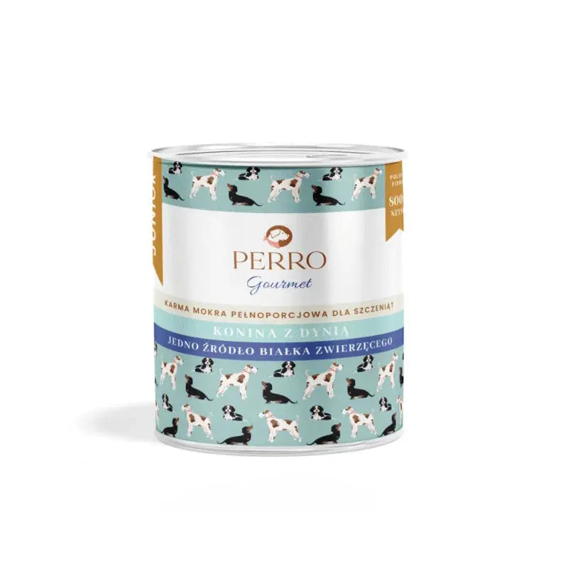 Karma mokra Gourmet JUNIOR Konina z dynią – monobiałkowa formuła dla szczeniąt wszystkich ras 400 Perro