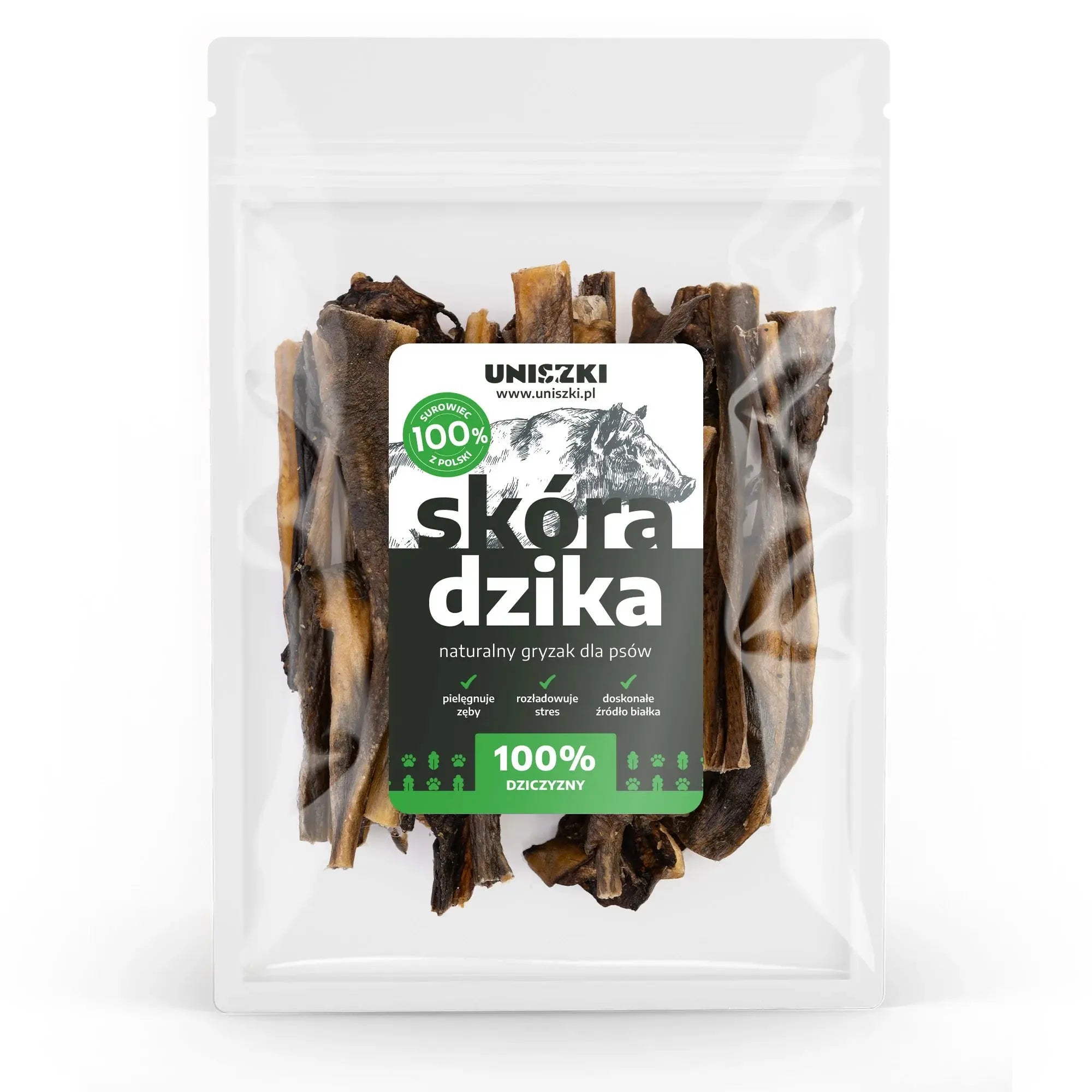 Skóra dzika 100g Uniszki