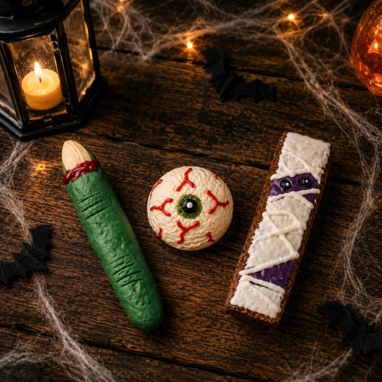 Cooka’s Cookies HALLOWEEN SPOOKY BOX zestaw halloweenowych ciastek dla psa 50g