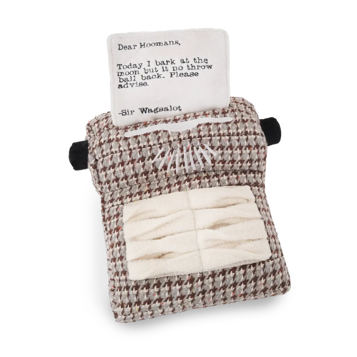 Typewriter snuffle + squeaky