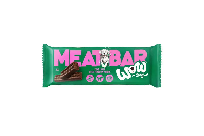 WOW DOG Meat Bar Rind - batonik mięsny z wołowiny (40g) WOW DOG