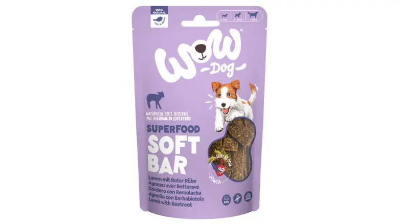 WOW Superfood Soft Bar Lamm - NEW (150g) WOW DOG