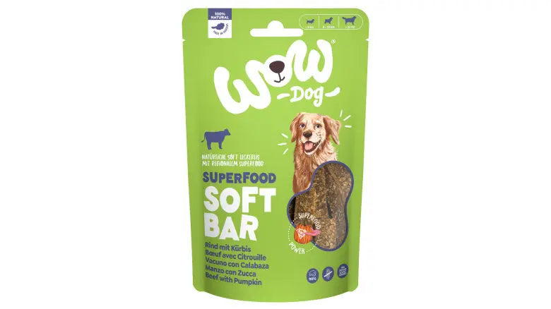 WOW Superfood Soft Bar Rind - NEW (150g) WOW DOG