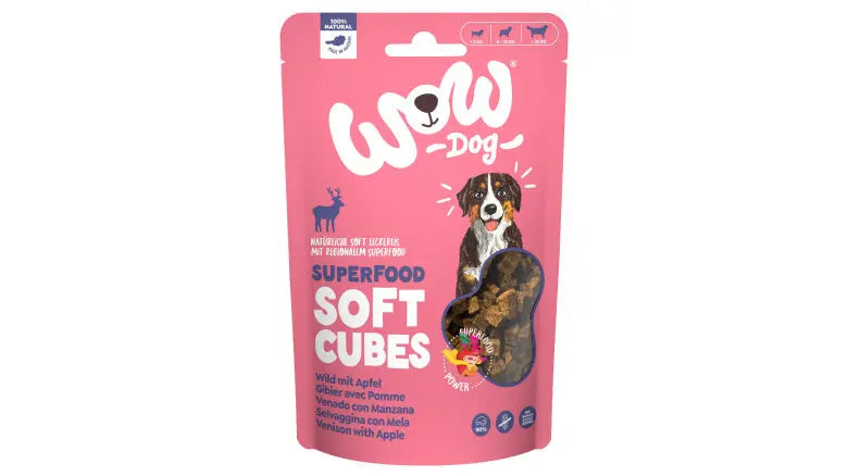 WOW Superfood Soft Cubes Wild - NEW (150g) WOW DOG