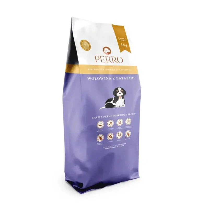 Karma sucha Junior Wołowina z batatami – bezzbożowa formuła dla szczeniąt wszystkich ras 1kg - Psijemność