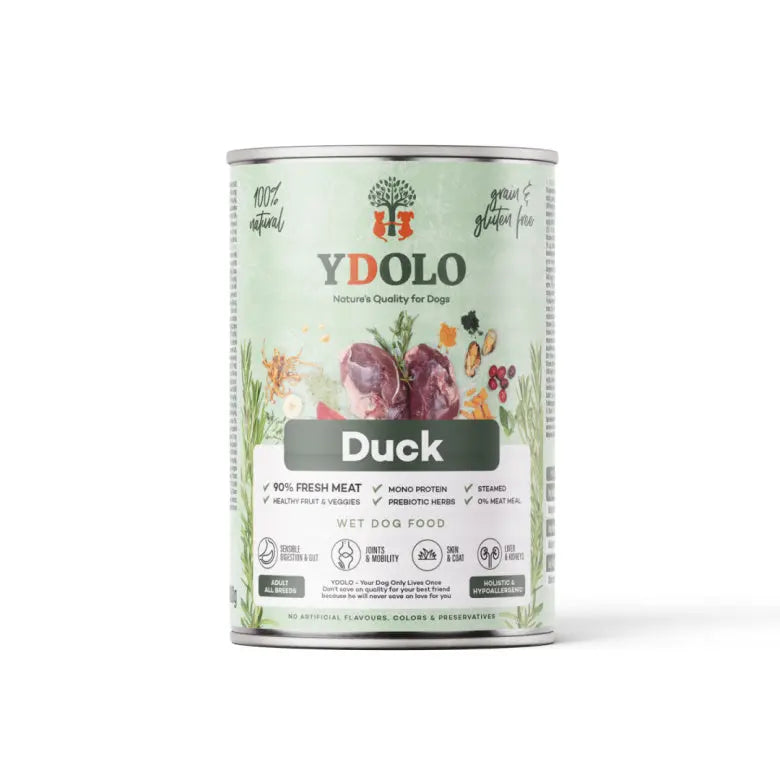 YDOLO Duck - mokra karma dla psów (400g) YDOLO