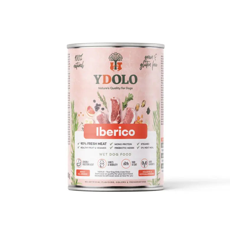 YDOLO Iberico - wieprzowina Iberico - mokra karma dla psa (400g) YDOLO