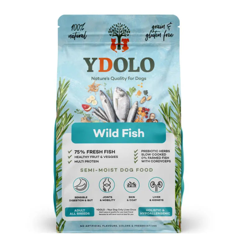 Healthy Pure Wild Fish - ryby morskie karma półwilgotna dla psów - 2,5kg YDOLO