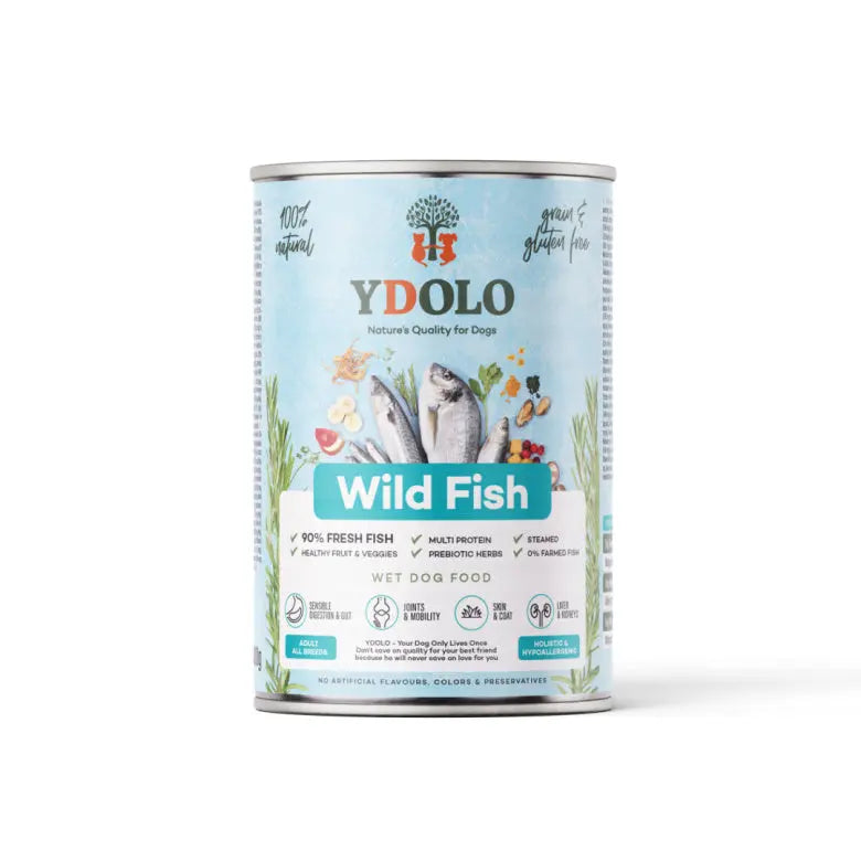 YDOLO Wild Fish - ryby morskie - mokra karma dla psa (400g) YDOLO