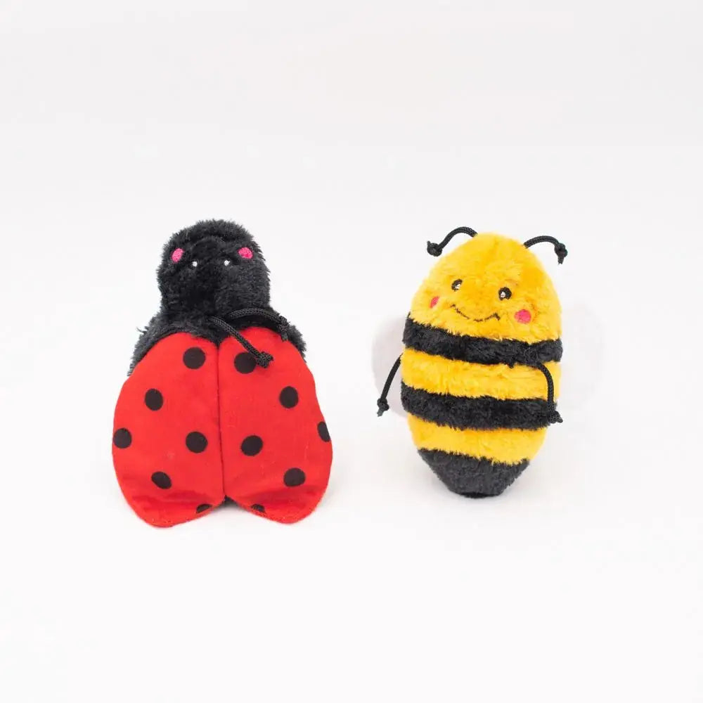 Zippy Paws Crinkle 2-Pack (Bee and Ladybug) ZippyPaws