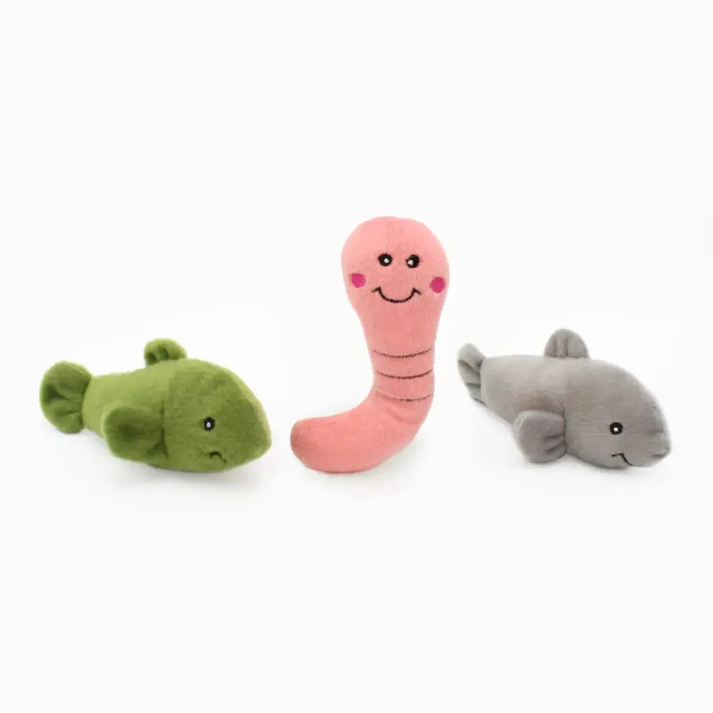 Zippy Paws Zippy Norka – Zabawka wędkarska - robaczki ZippyPaws