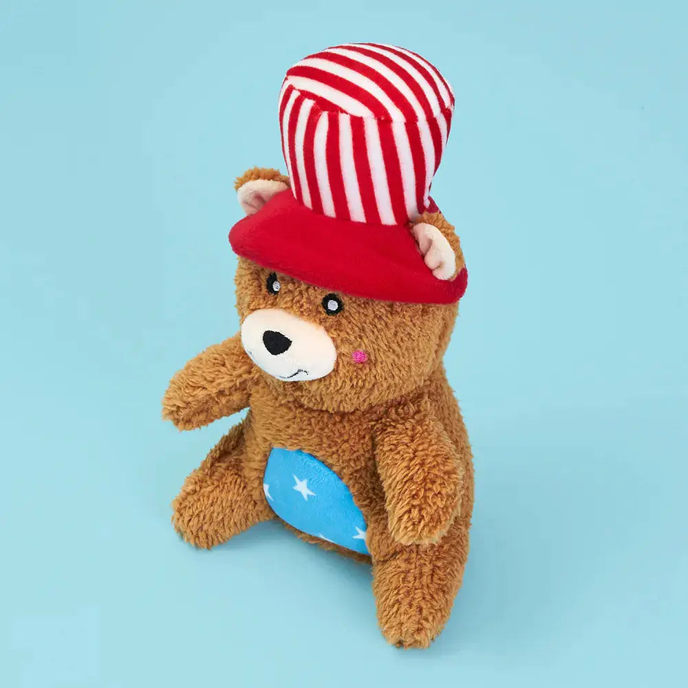 Zippy Paws Cheeky Chumz – Americana Bear ZippyPaws