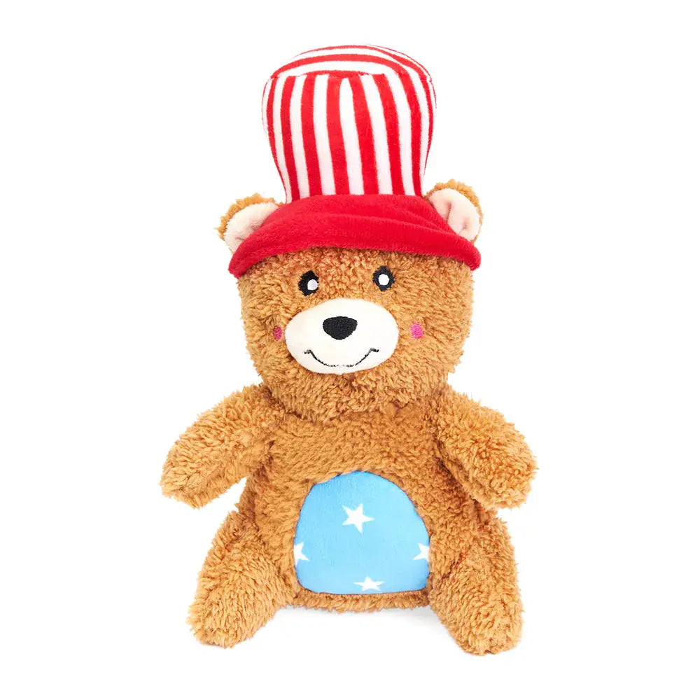 Zippy Paws Cheeky Chumz – Americana Bear ZippyPaws