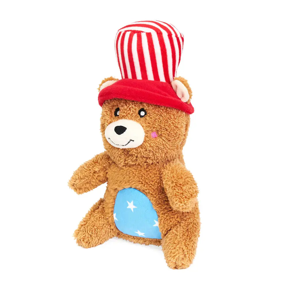 Zippy Paws Cheeky Chumz – Americana Bear ZippyPaws