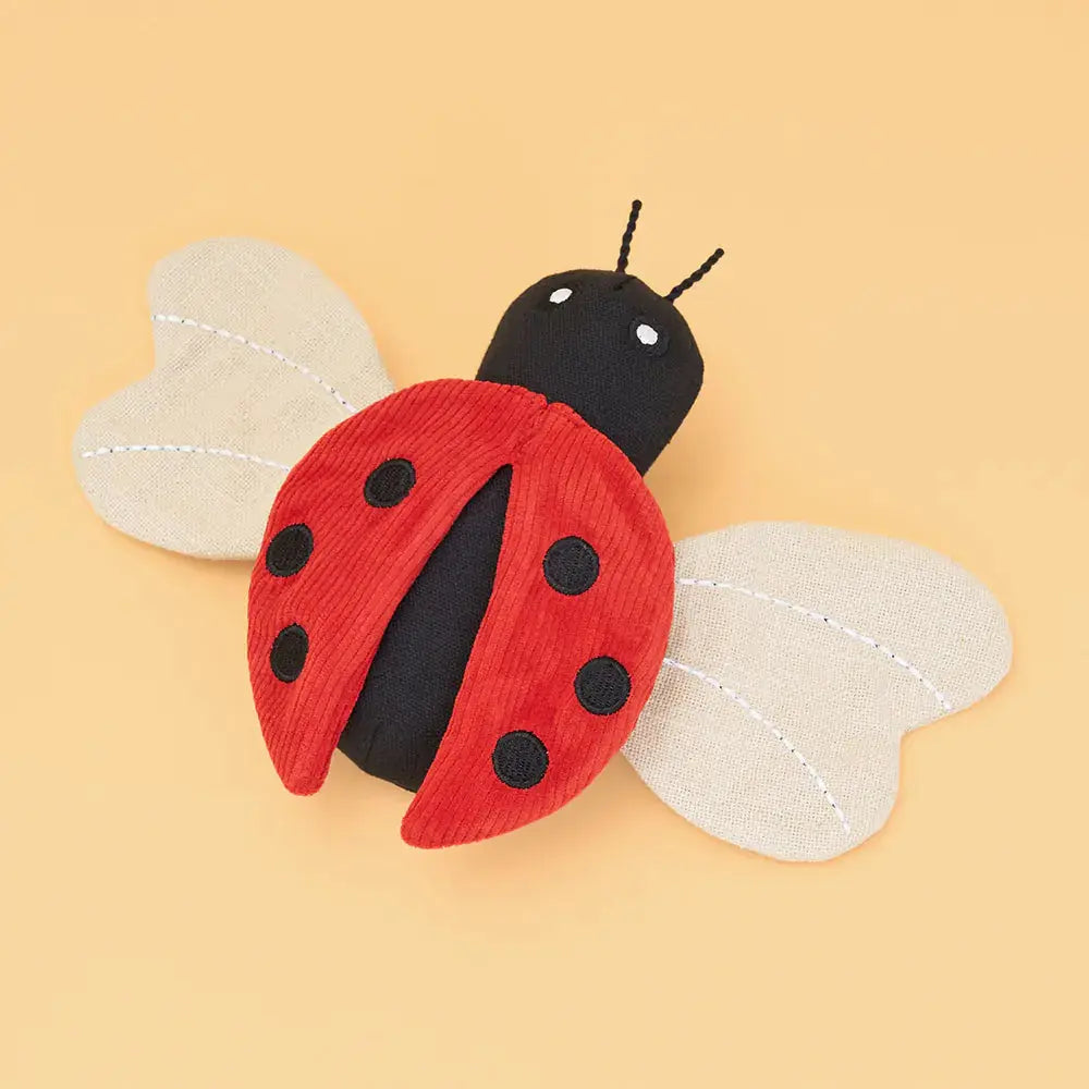 Zippypaws Ecozippy Corduroy Critter - Ladybug - Biedronka ZippyPaws