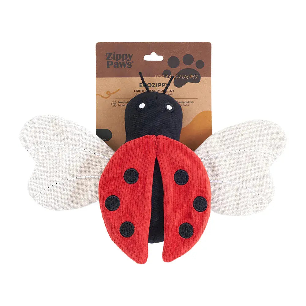 Zippypaws Ecozippy Corduroy Critter - Ladybug - Biedronka ZippyPaws