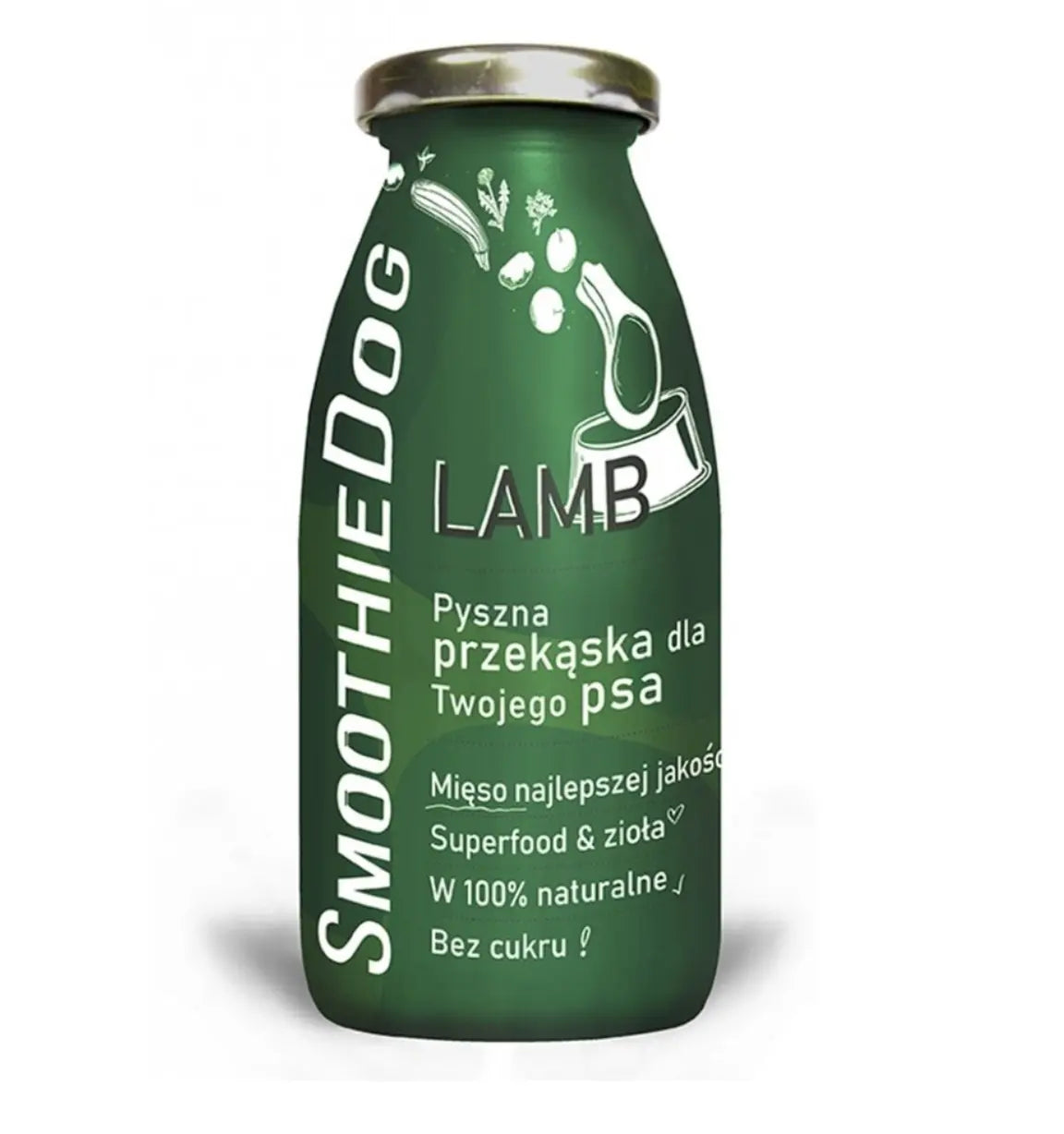 SmoothieDog Lamb - smoothie dla psa jagnięcina z warzywami (250ml) SmoothieDog
