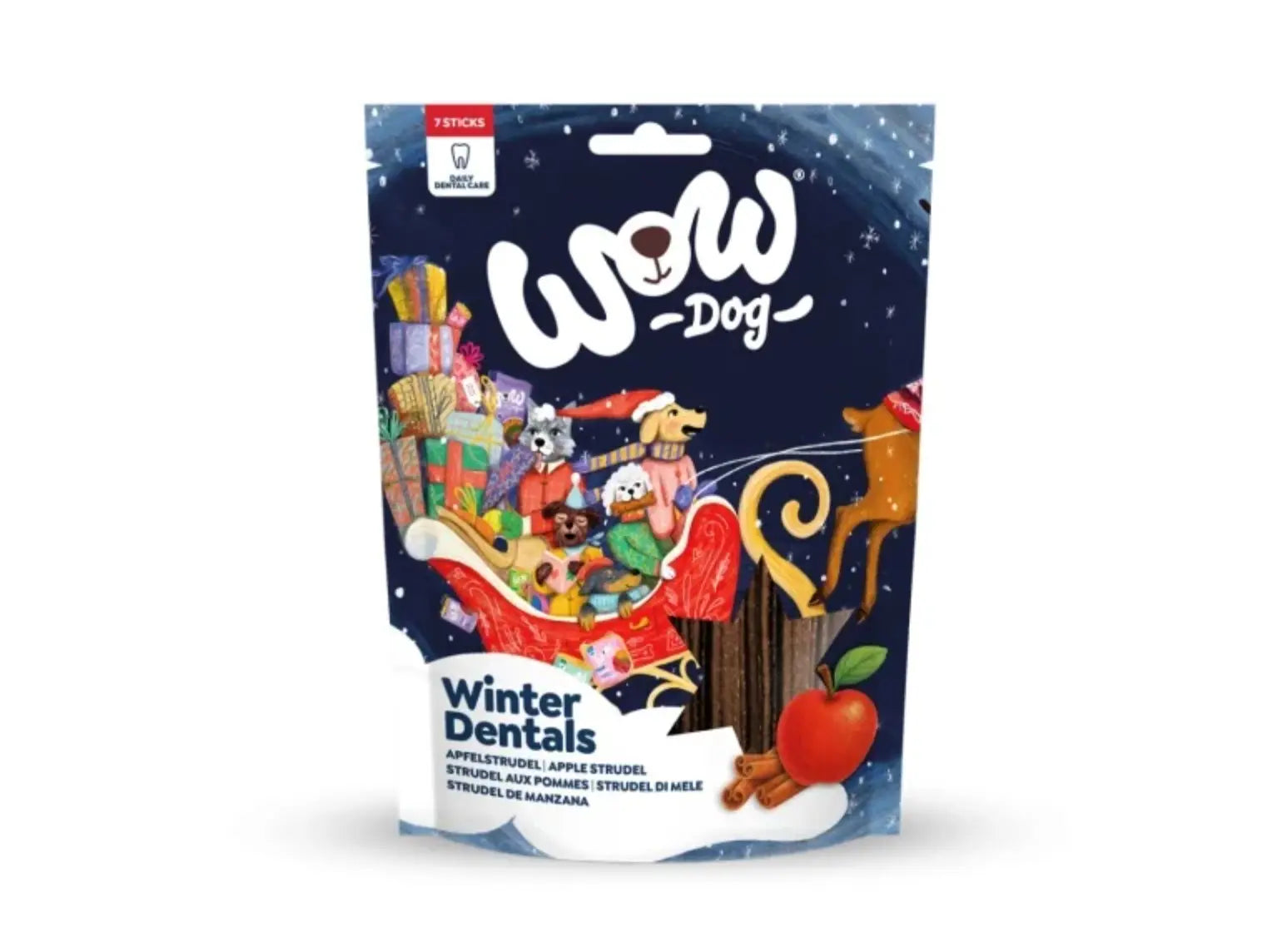 WOW Dog Winter Dentals Sticks – świąteczne gryzaki dla psa (250g) WOW DOG