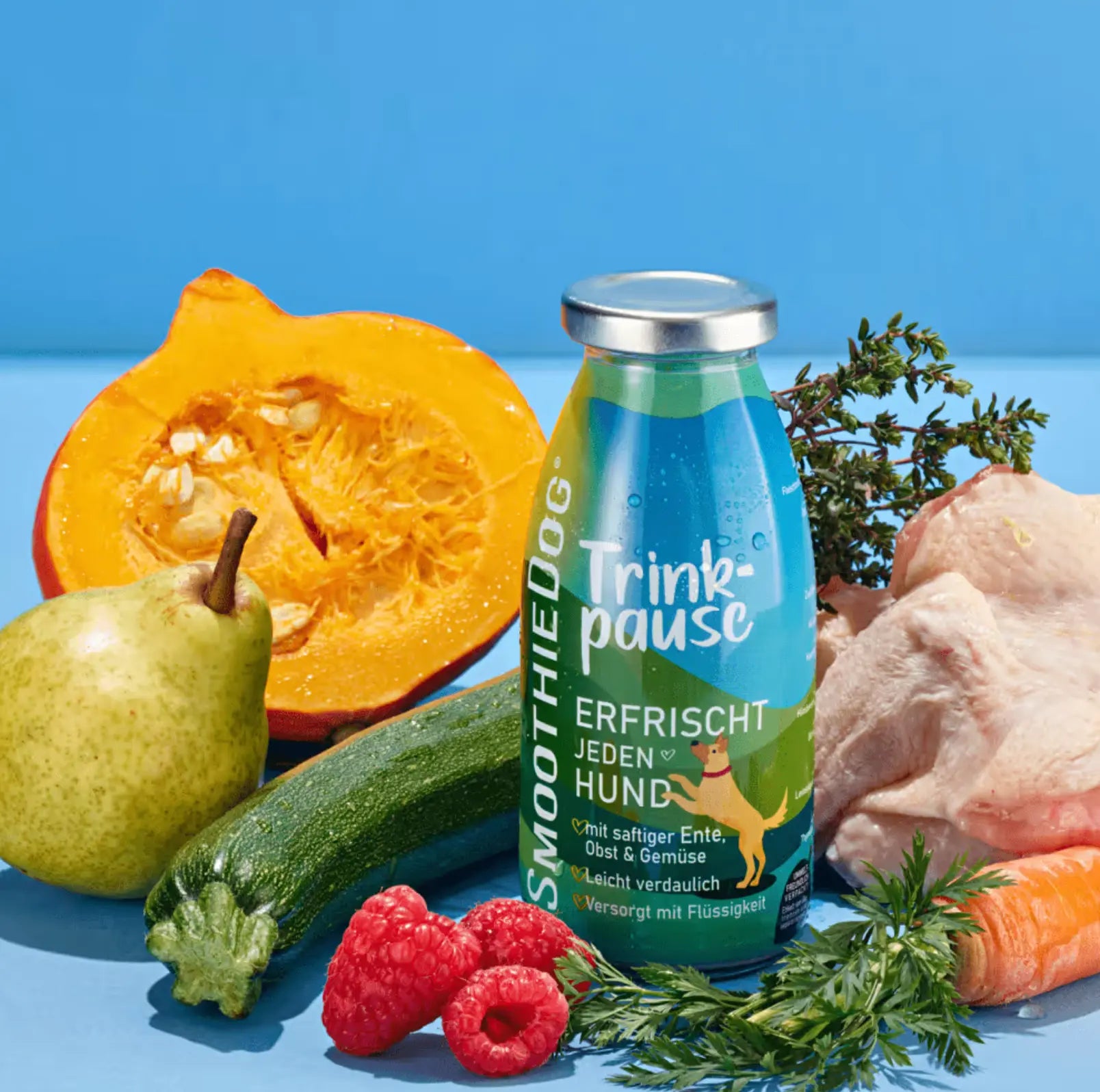 SmoothieDog Drink Pause Duck 250ml - smoothie dla psa, kaczka z warzywami SmoothieDog
