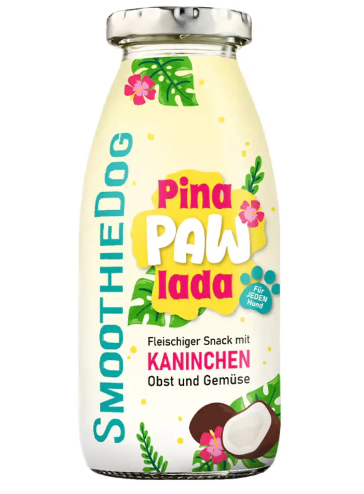 SmoothieDog Summer PinaPawLada 250ml - smoothie dla psa, królik z owocami i warzywami SmoothieDog