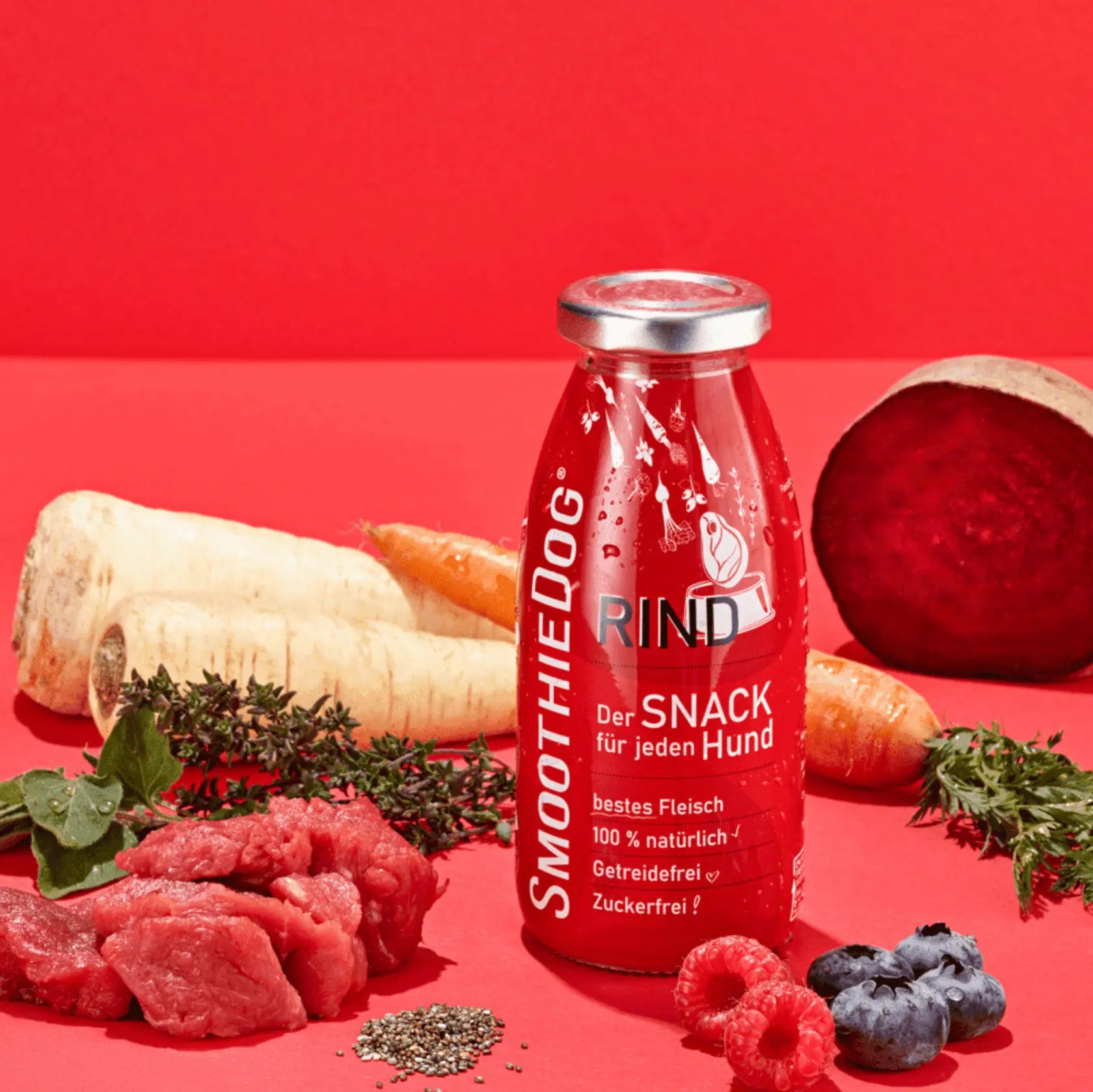 SmoothieDog Beef - smoothie dla psa wołowina z warzywami (250ml) SmoothieDog
