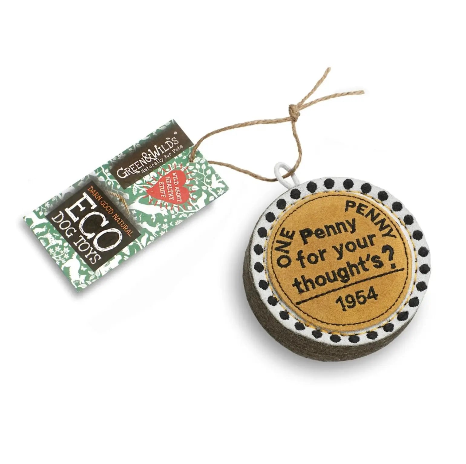GREEN & WILD'S Penny for your Thoughts (Moneta) zabawka ekologiczna Green & Wild's