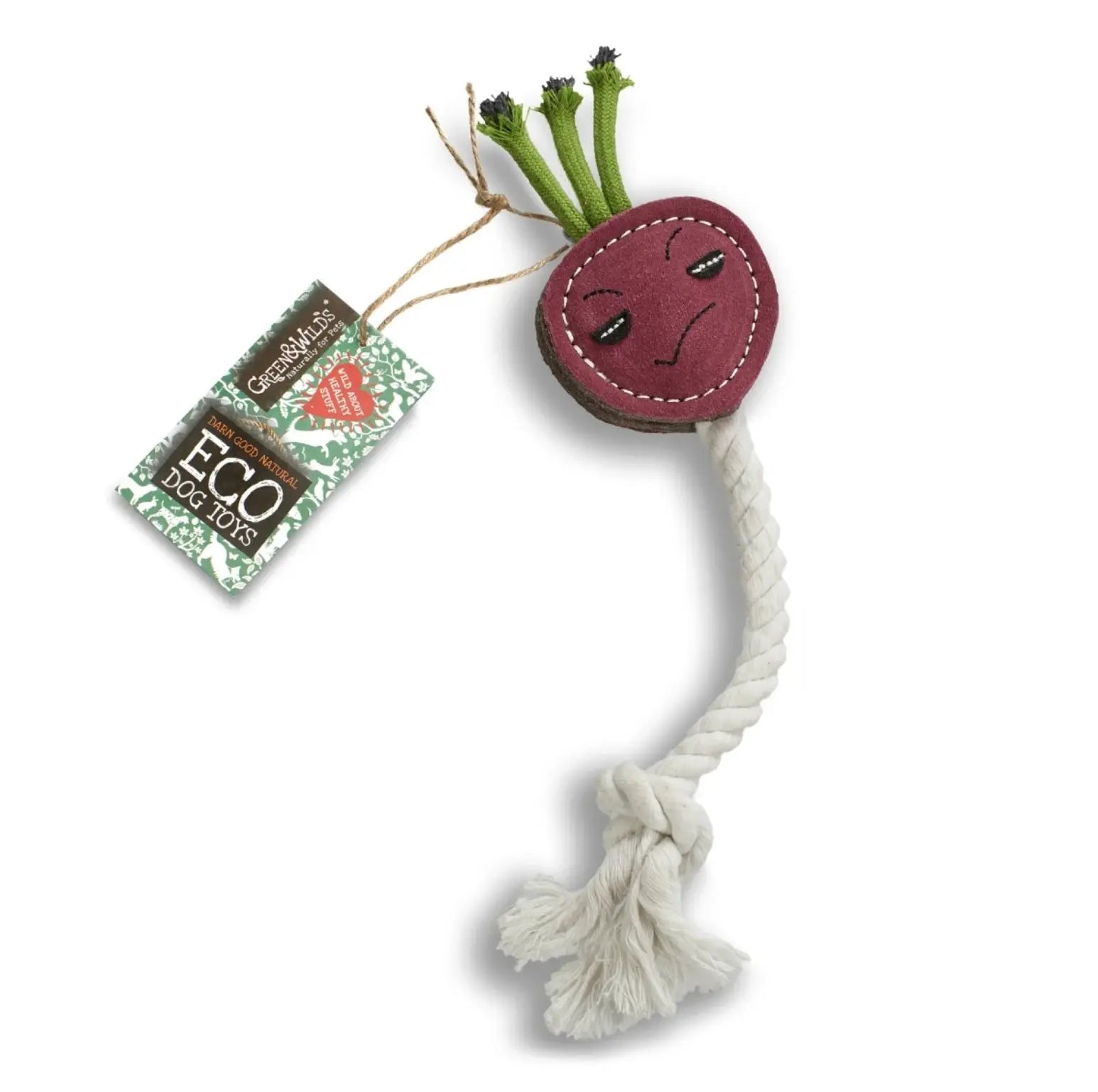 GREEN & WILD'S Ruby the Radish (Rzodkiewka) zabawka ekologiczna Green & Wild's