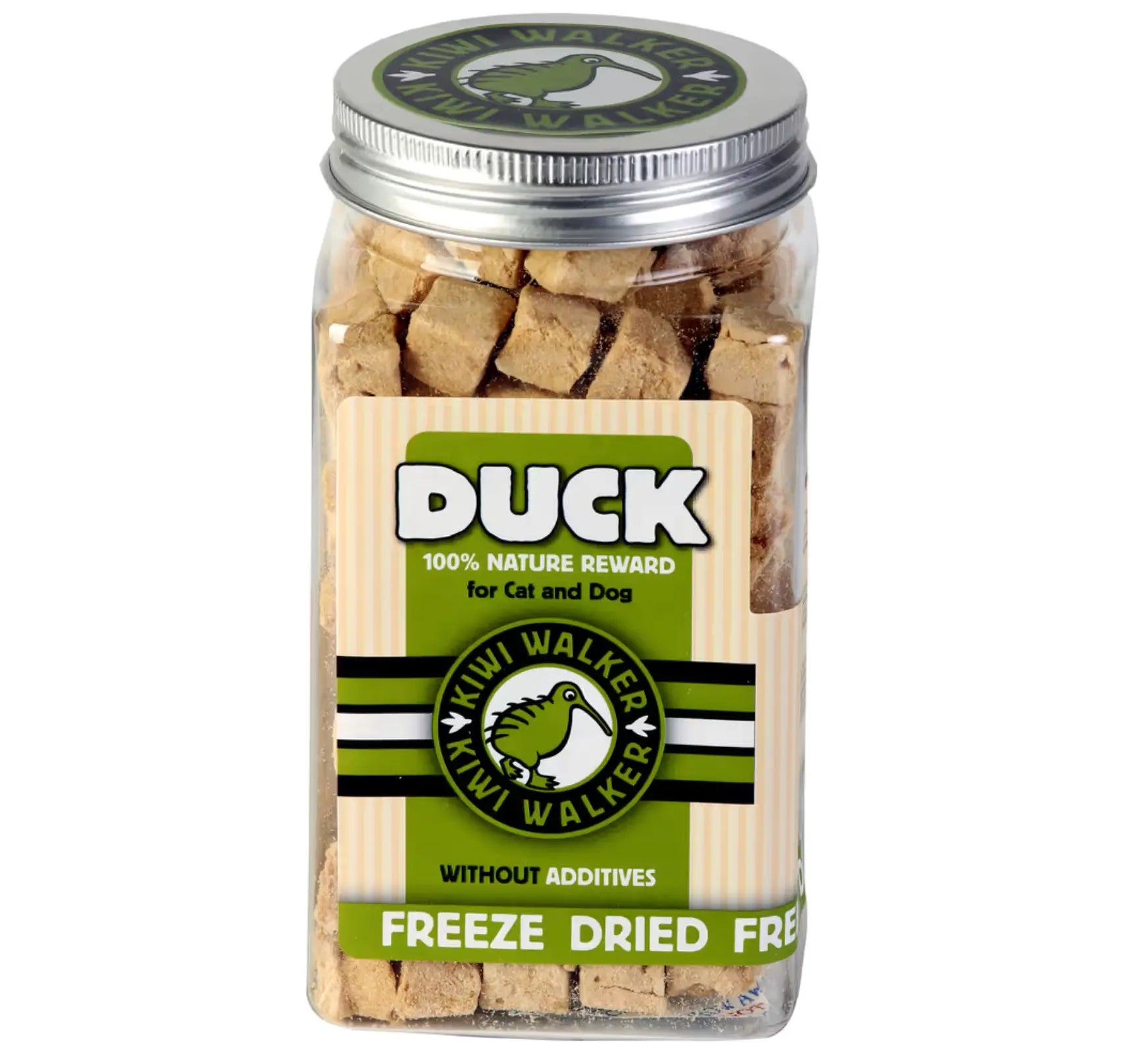 Kiwi Walker Snacks Duck 80g - 100% kaczka, liofilizowane, naturalne przysmaki dla psa i kota Kiwi Walker