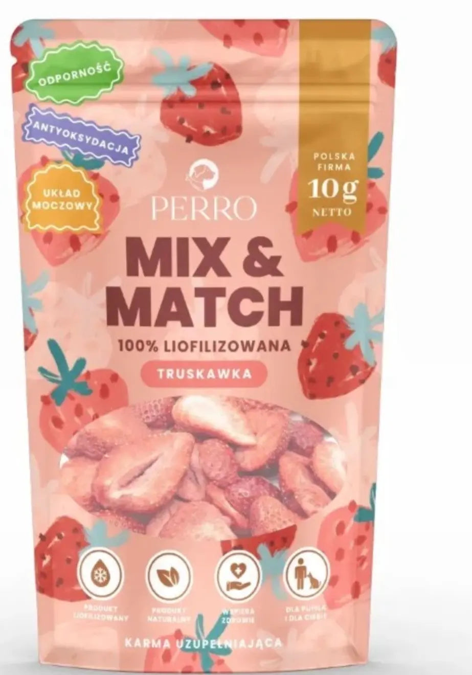 Perro - MIX & MATCH - Truskawka liofilizowana 10g