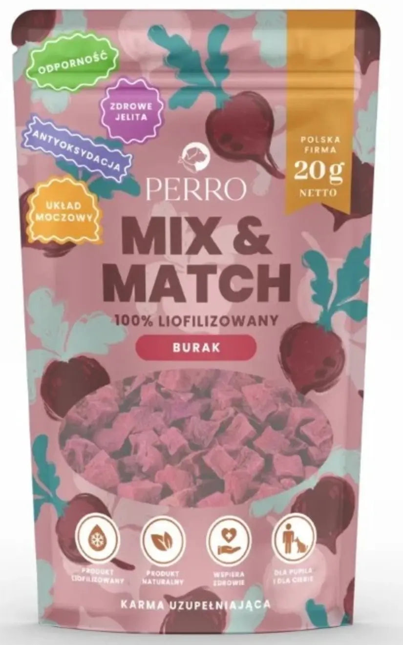 Perro - MIX & MATCH - Burak liofilizowany 20g