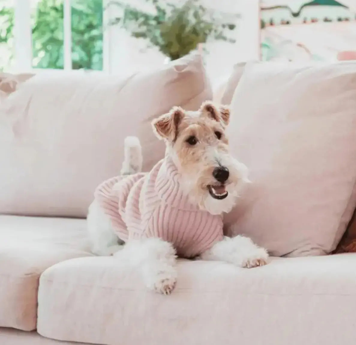Sweter z dzianiny FuzzYard Life Pudrowy Róz S7