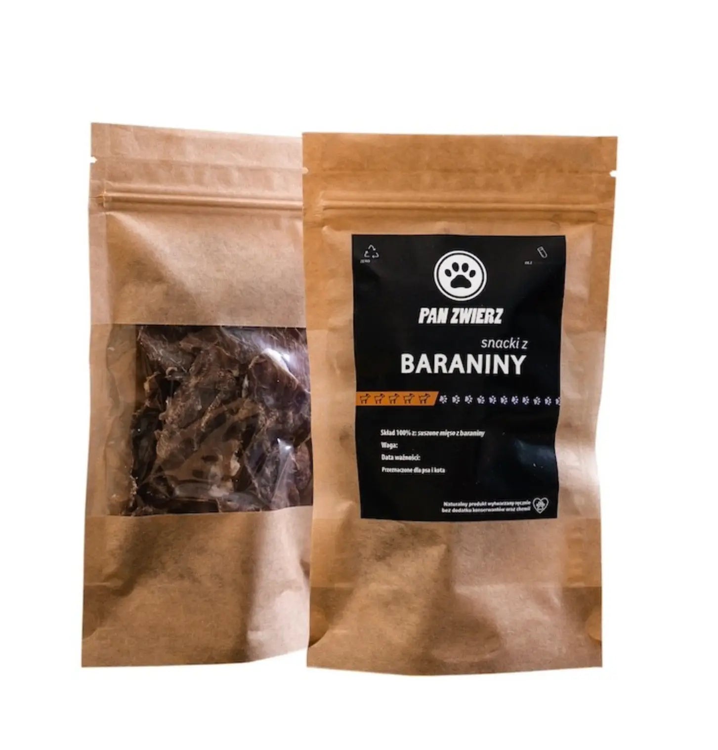 Pan Zwierz – Baranina 25g – Naturalne, suszone smaczki