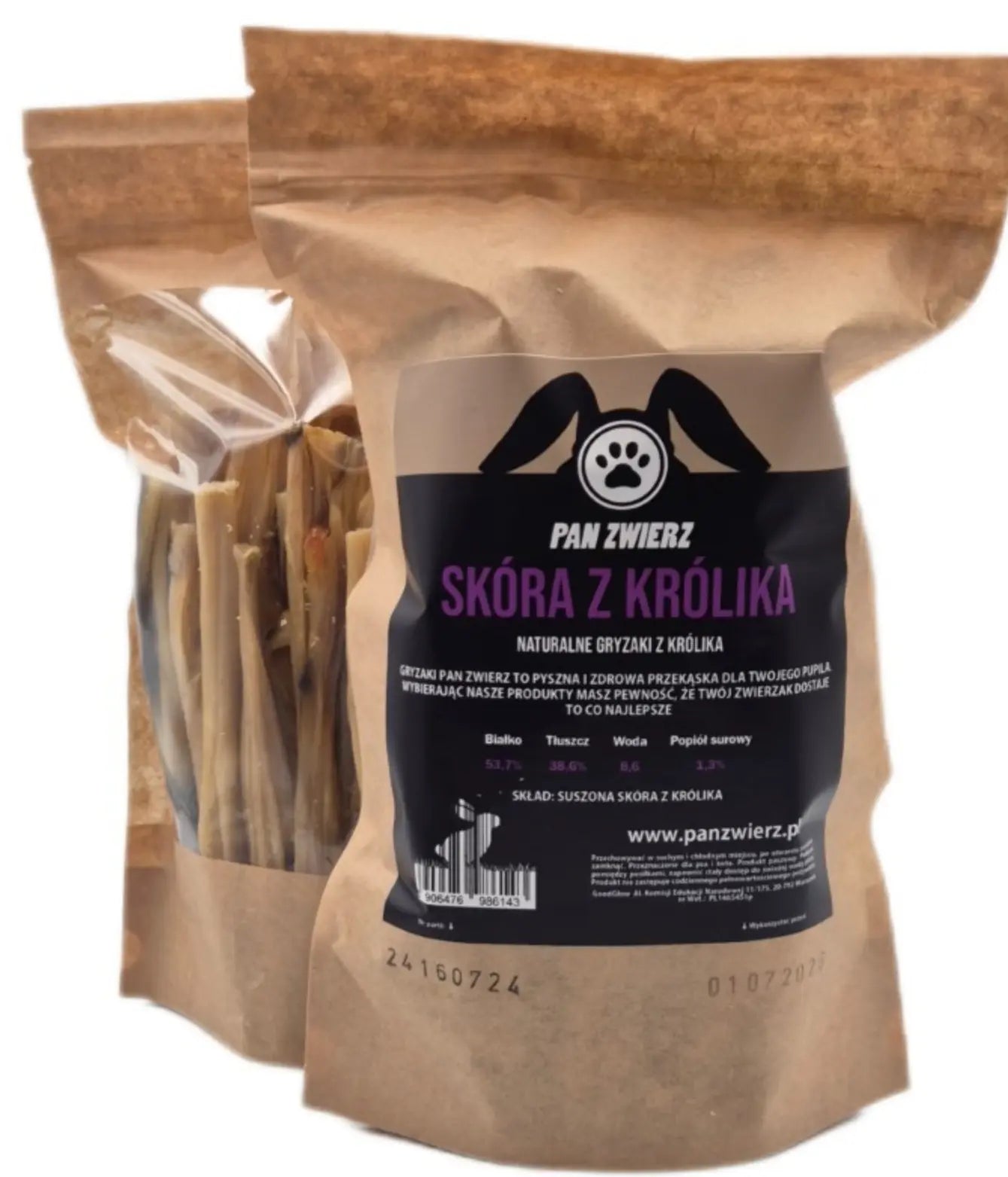 Pan Zwierz – Skóra z królika 300 g