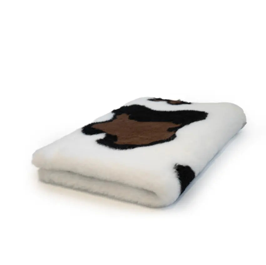 BUBA Legowisko antypoślizgowe DRY BED 28mm krowie łaty duże 100x75