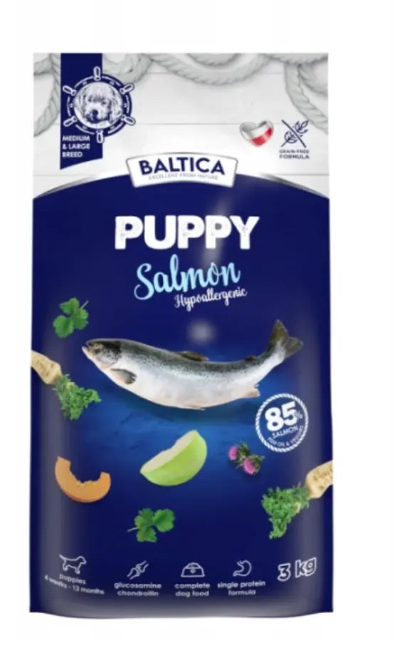 Baltica Salmon Hypoallergenic Puppy Medium & Large Breeds 3kg