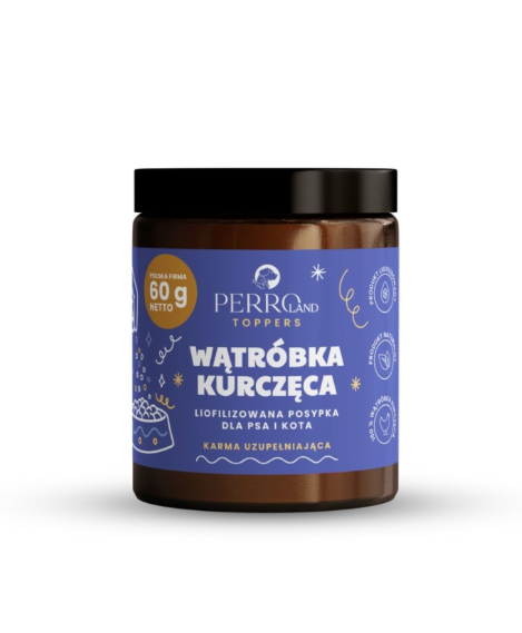 Wątróbka kurczęca liofilizowana posypka PERROland TOPPERS 60g