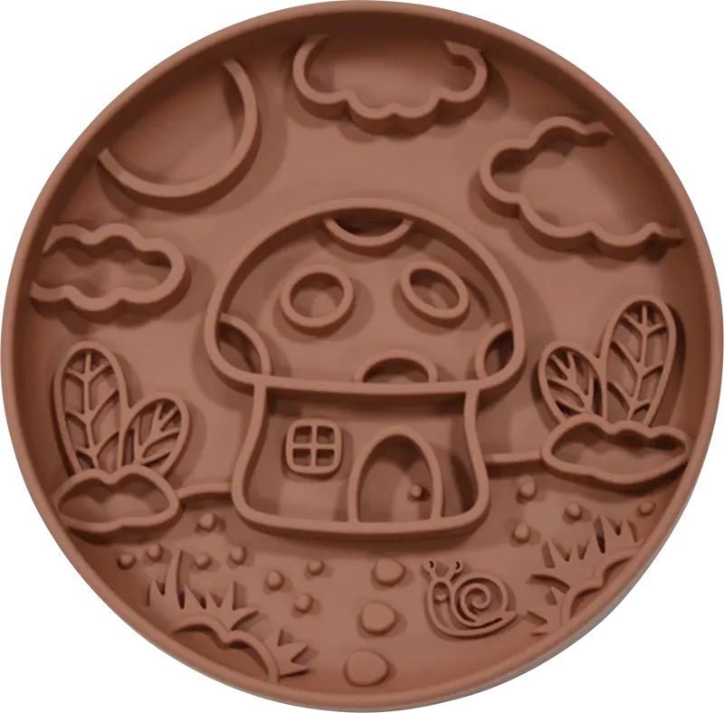 Jack & Vanilla Miska spowalniająca jedzenie MUCHOMOREK dla psa i kota