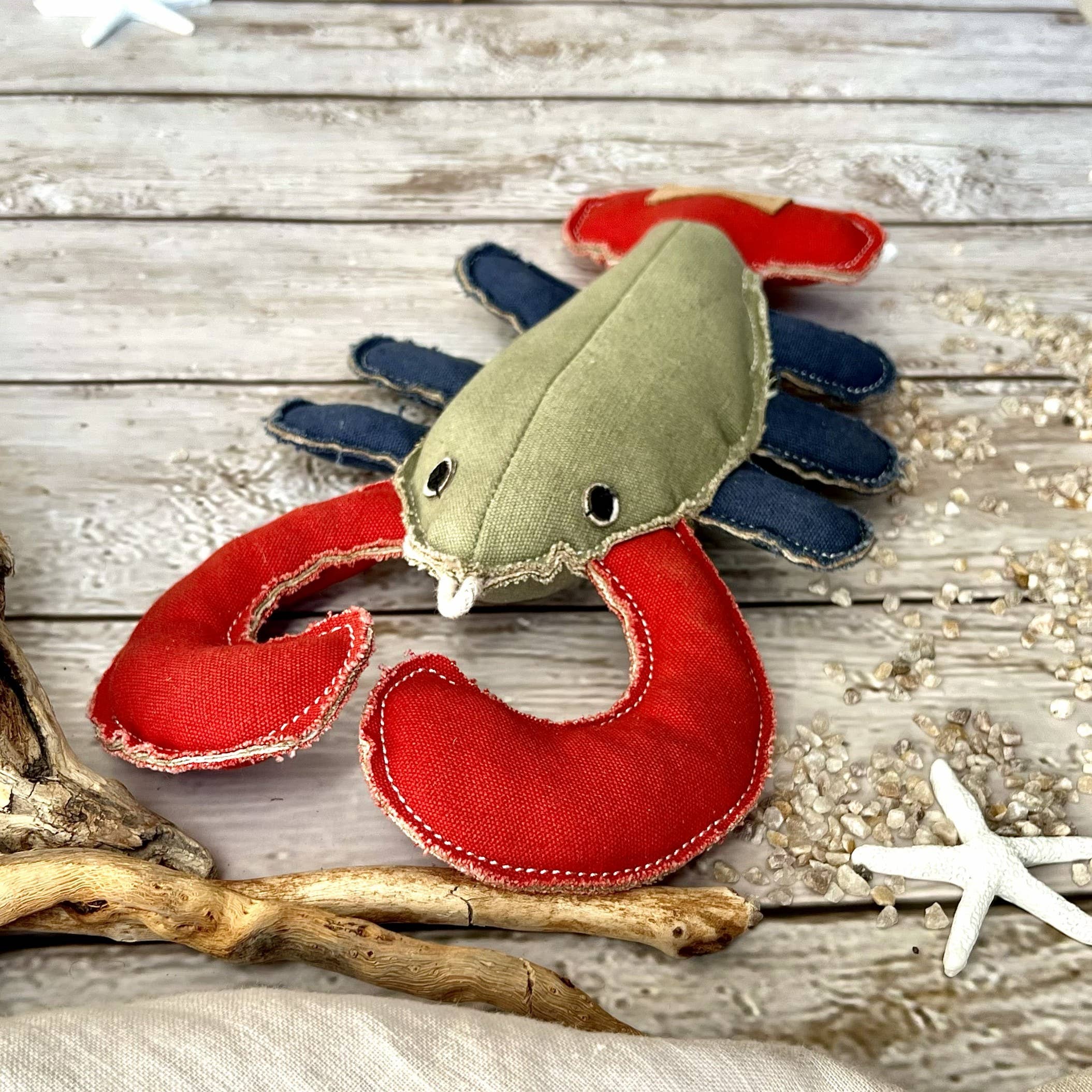 Homar z wytrzymałego płótna bawełnianego z wypełnieniem z włókna kokosowego 🦞  lub jako nazwa produktu: